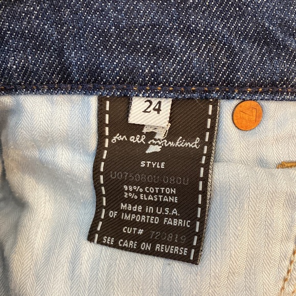 7 for all mankind size 24 (boot cut) - Picture 4 of 7